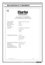 Предварительный просмотр 19 страницы Clarke BPT1200SS Operating & Maintenance Instructions