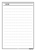 Предварительный просмотр 23 страницы Clarke BPT1200SS Operating & Maintenance Instructions