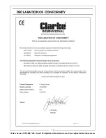 Preview for 19 page of Clarke CAG2350B Operating & Maintenance Instructions