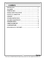 Preview for 3 page of Clarke CAS110 Operating & Maintenance Instructions