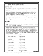 Предварительный просмотр 9 страницы Clarke CAS110 Operating & Maintenance Instructions