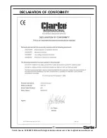 Preview for 19 page of Clarke CAS110 Operating & Maintenance Instructions