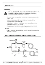 Предварительный просмотр 6 страницы Clarke CAT115 Operation & Maintenance Instructions Manual