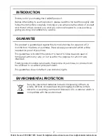 Preview for 2 page of Clarke CAT116 Operation & Maintenance Instructions Manual