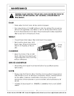 Preview for 9 page of Clarke CAT116 Operation & Maintenance Instructions Manual