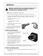 Предварительный просмотр 8 страницы Clarke CAT121 Operation & Maintenance Instructions Manual