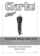 Clarke CAT195 Operating & Maintenance Instructions preview