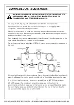 Preview for 3 page of Clarke CAT209 Operating & Maintenance Instructions