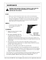 Preview for 10 page of Clarke CAT27B Operating & Maintenance Instructions