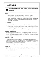 Предварительный просмотр 11 страницы Clarke CAT52 Operating & Maintenance Instructions