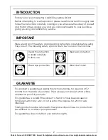 Preview for 2 page of Clarke CAT60 Operating & Maintenance Instructions