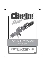 Clarke CAT70 Operation & Maintenance Instructions Manual preview