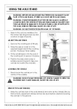 Предварительный просмотр 3 страницы Clarke CAX10TPB Operation & Maintenance Instructions