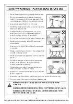 Preview for 2 page of Clarke CAX2TF Instructions