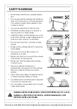 Предварительный просмотр 2 страницы Clarke CAX3TAB User Instructions