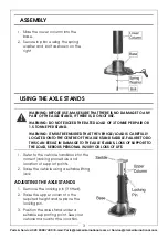 Предварительный просмотр 3 страницы Clarke CAX3TAB User Instructions