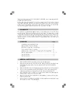 Preview for 3 page of Clarke CBG6RL Operating And Maintenance Instructions Manual