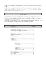 Предварительный просмотр 3 страницы Clarke CBS 190 Operating & Maintenance Instructions