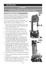 Предварительный просмотр 15 страницы Clarke CBS7MB Operating & Maintenance Instructions