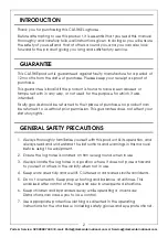 Preview for 2 page of Clarke CCLH1 Assembly & User Instructions