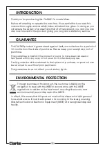 Preview for 2 page of Clarke CCM125C Assembly & Maintenance Instructions