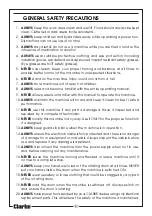 Preview for 4 page of Clarke CCM125C Assembly & Maintenance Instructions