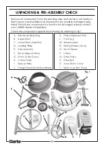 Preview for 6 page of Clarke CCM125C Assembly & Maintenance Instructions