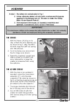 Preview for 7 page of Clarke CCM125C Assembly & Maintenance Instructions