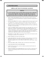 Preview for 3 page of Clarke CCS305 Operating & Maintenance Instructions