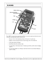 Preview for 3 page of Clarke CDBT1 Operating Instructions Manual