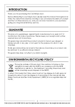 Предварительный просмотр 2 страницы Clarke CDM45C Operating Instructions Manual