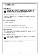 Preview for 14 page of Clarke CDM45C Operating Instructions Manual