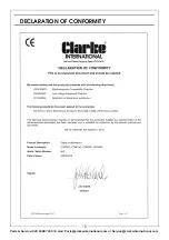 Preview for 15 page of Clarke CDM45C Operating Instructions Manual