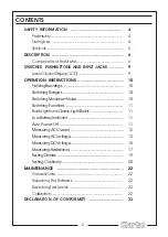 Preview for 3 page of Clarke CDM95 Operation & Maintenance Instructions Manual