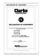 Preview for 26 page of Clarke CDP10B Operation & Maintenance Instructions Manual