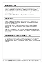 Предварительный просмотр 2 страницы Clarke CDT300 Operating & Maintenance Instructions