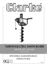 Clarke CEA150 Operating & Maintenance Instructions preview