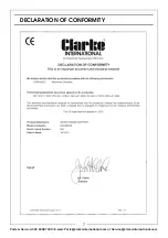 Preview for 7 page of Clarke CEC500DS User Maintenance Instructions