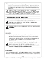 Предварительный просмотр 14 страницы Clarke CEP450 Operation & Maintenance Instructions Manual