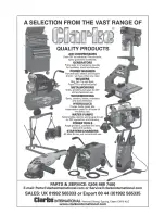 Предварительный просмотр 20 страницы Clarke CEW1000 Operating And Maintenance Instructions Manual