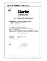 Preview for 11 page of Clarke CEW1100 Operation & Maintenance Instructions Manual