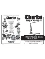 Clarke CFC100 Operating & Maintenance Instructions предпросмотр