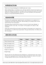 Preview for 2 page of Clarke CFC500F Operating & Maintenance Instructions