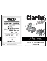 Clarke CFP9ND Operating & Maintenance Manual preview