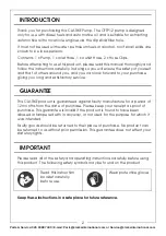 Preview for 2 page of Clarke CFTP12 Operation & Maintenance Instructions Manual