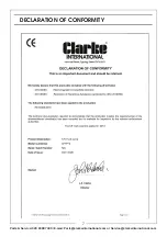 Preview for 7 page of Clarke CFTP12 Operation & Maintenance Instructions Manual