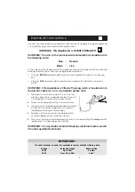 Preview for 4 page of Clarke CHD820 Operation & Maintenance Instructions Manual