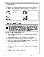 Preview for 3 page of Clarke CHG1600 User Instructions