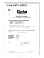 Preview for 11 page of Clarke CHG2000B User Instructions