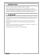 Preview for 2 page of Clarke CHL1260C Operating And Maintenance Instructions Manual